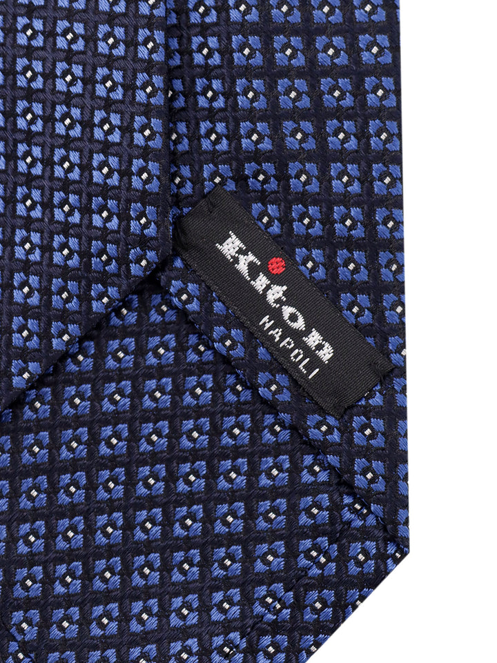 Kiton Ciro Paone Ties - Blue and green | 39c5ef86e5e8d2cb54a5ae3f42639df36b9bf01c