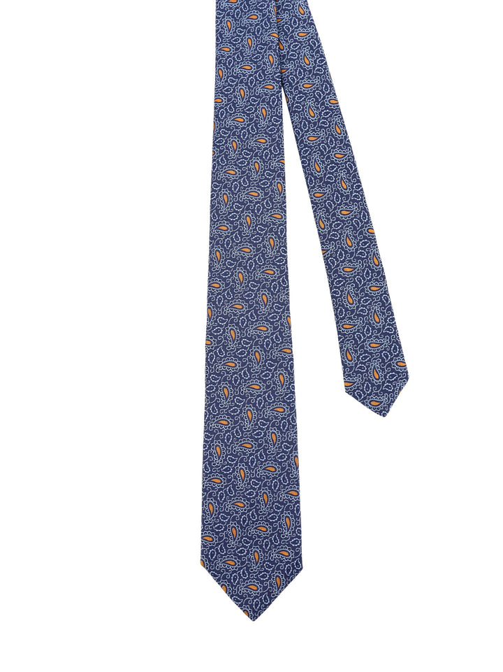Kiton Ciro Paone Ties - Blue and green | 9e1141953f82125588ae8b1f3933abbc84ad5cbd