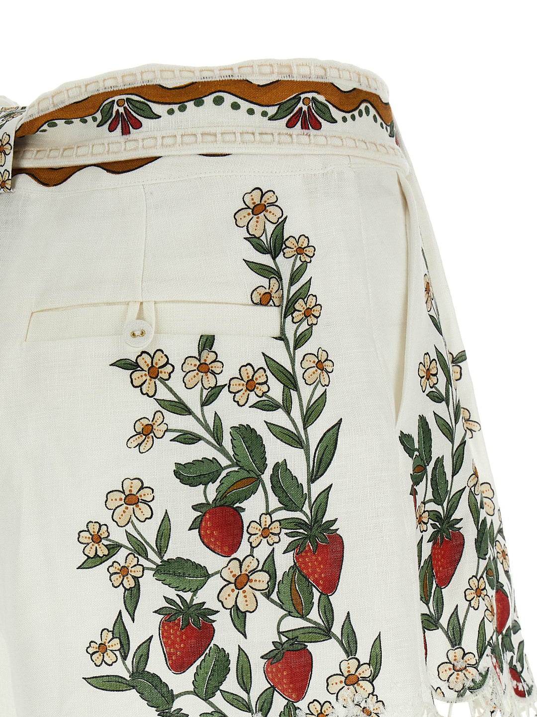 Farm Rio Richelieu Bermuda and Short - White | c3f6353383789cb5d69052387a7ce4c72bfc2ead