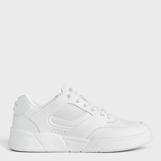 Sneaker Ct-09 Low In Calfskin And Mesh White