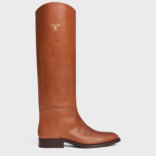 Anais Boot In Brown Calfskin Leather