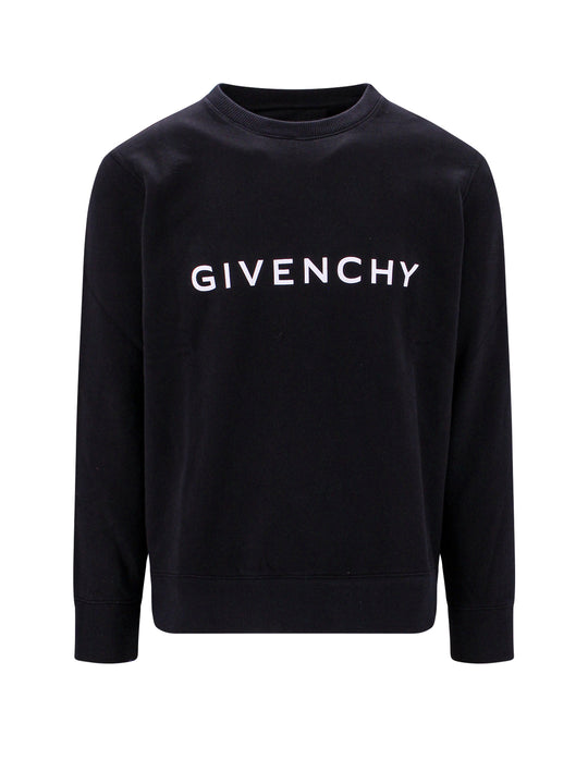 Cotton Sweatshirt With Givenchy Print