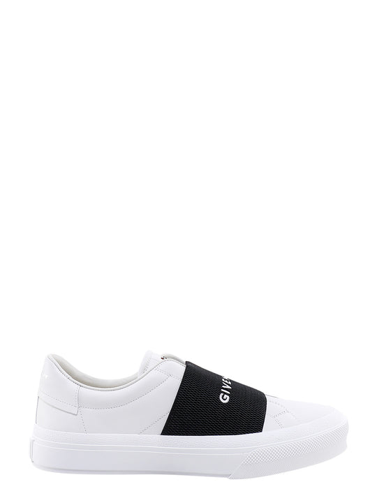 Leather Sneakers With Givenchy Elastic Band