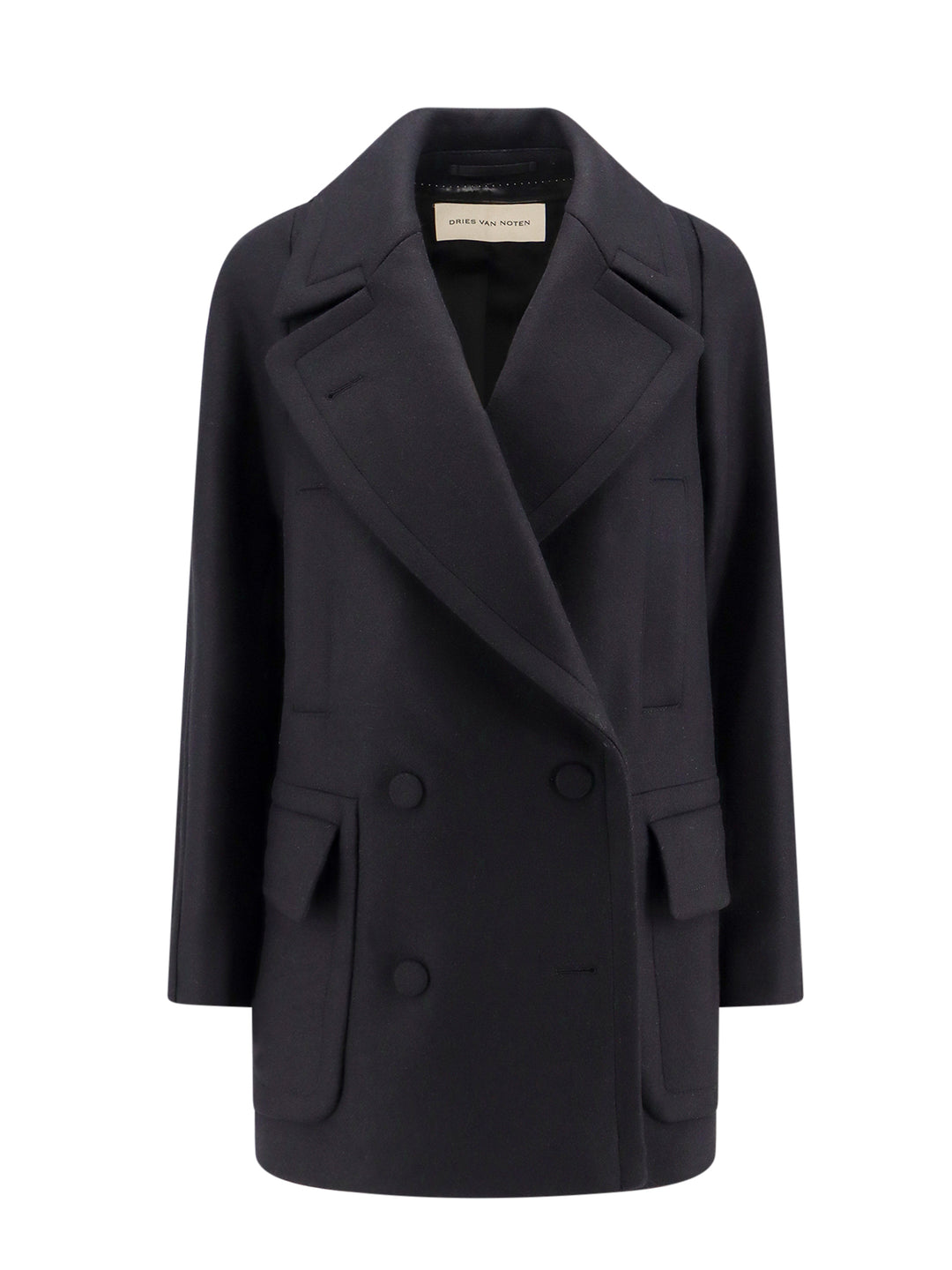Dries Van Noten Coats - Blacks and greys | 3846cd2ed0f90fca8fdc65c6594c5358cb3a4efa