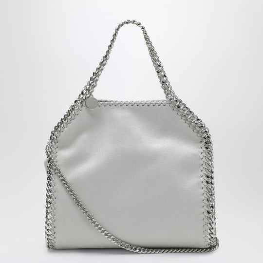 Pearl Grey Falabella Mini Tote Bag