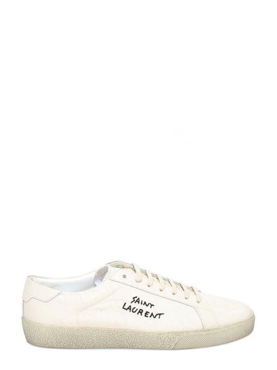 Canvas Sneakers With Logo Detail