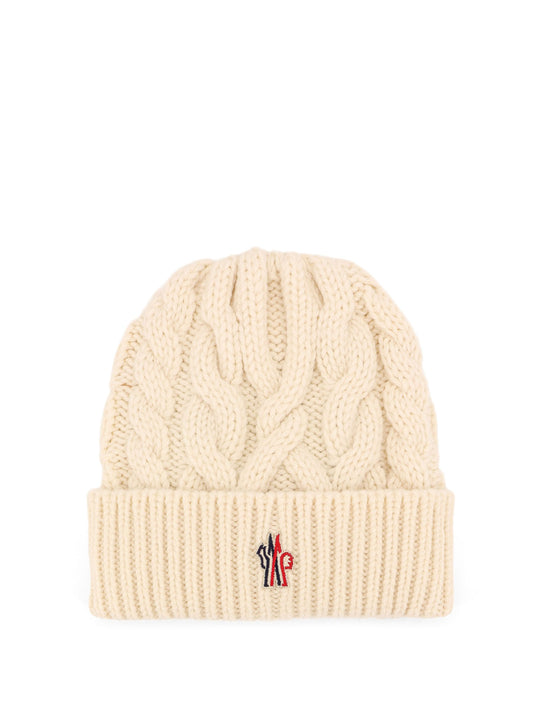Virgin Wool Hat With Logo Patch