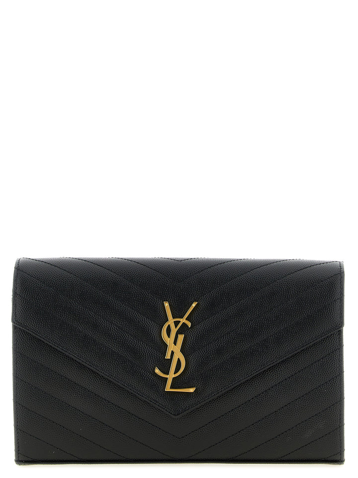 Saint Laurent Monogram Crossbody Bags - Black | 84f3bf0e9ee9df8af72ee3965fbf0092a7cd90bc