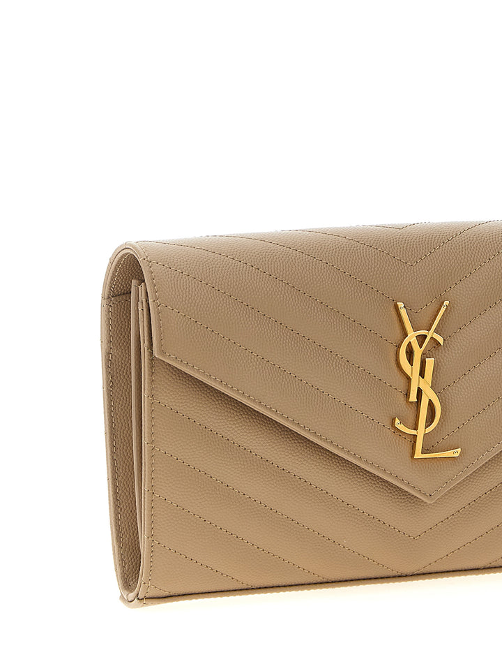Saint Laurent Monogram Crossbody Bags - Beige | c53a4f15b8bd088bd16127abc0cd73a0fed9bcec