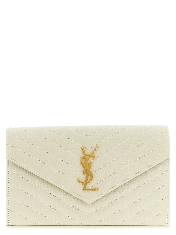 Saint Laurent Monogramme Crossbody Bags - White | 3307d020f5a3cba91e5f04fd6a6090a065518c81