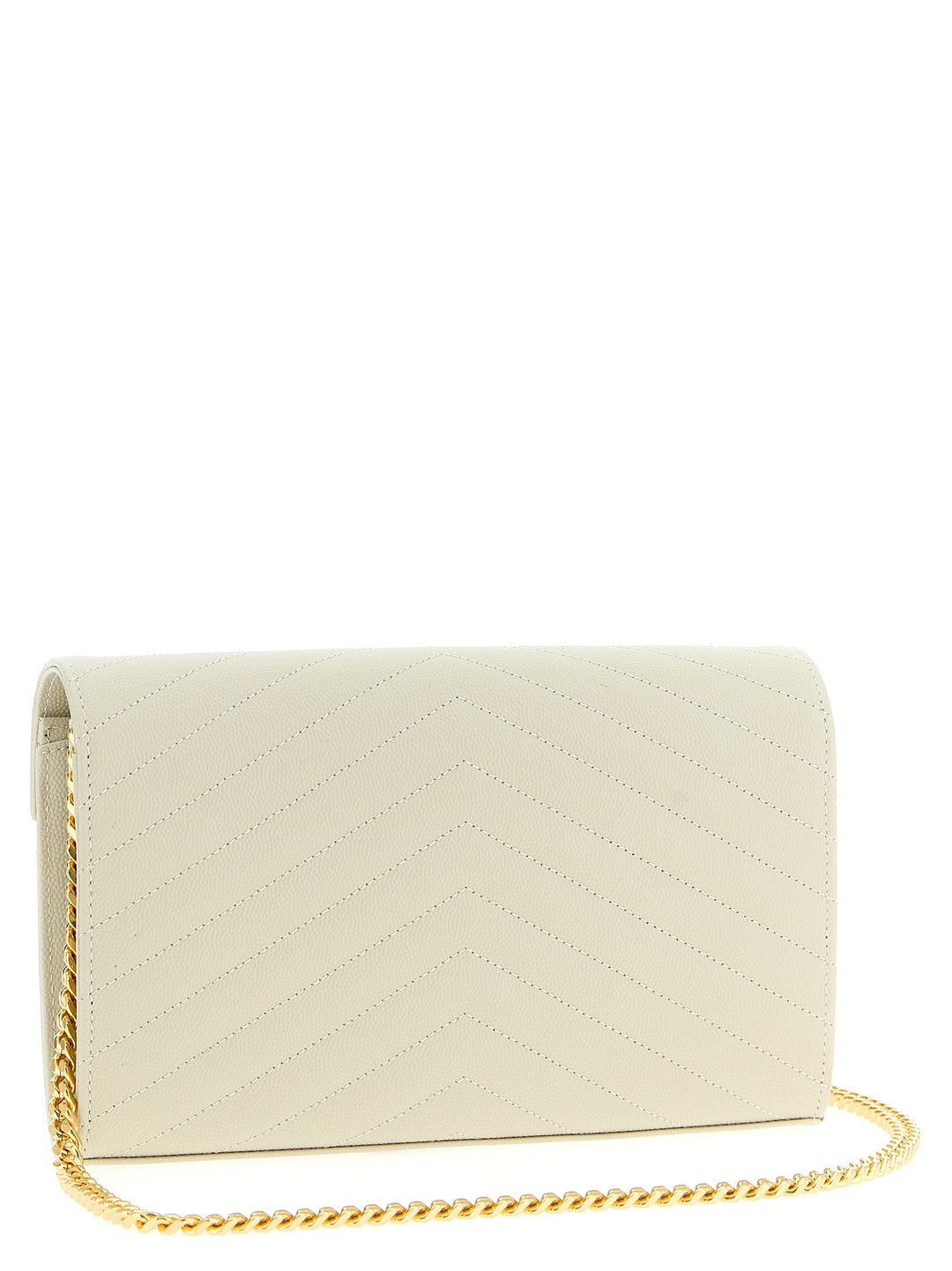 Saint Laurent Monogramme Crossbody Bags - White | fe013f7c10ae1ea69b24cf29cba705c4e862ea39