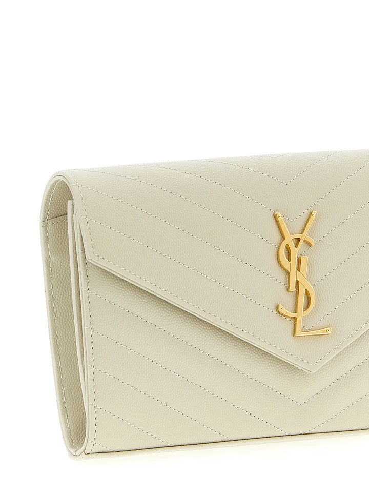 Saint Laurent Monogramme Crossbody Bags - White | d4df6020ce037cfaf3b470625907bd6463f46d4d