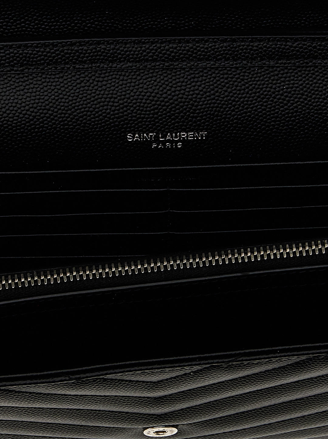 Saint Laurent Cassandre Clutch - Black | f3009bc11b64bff60b35ac7d7622b1cf85918699