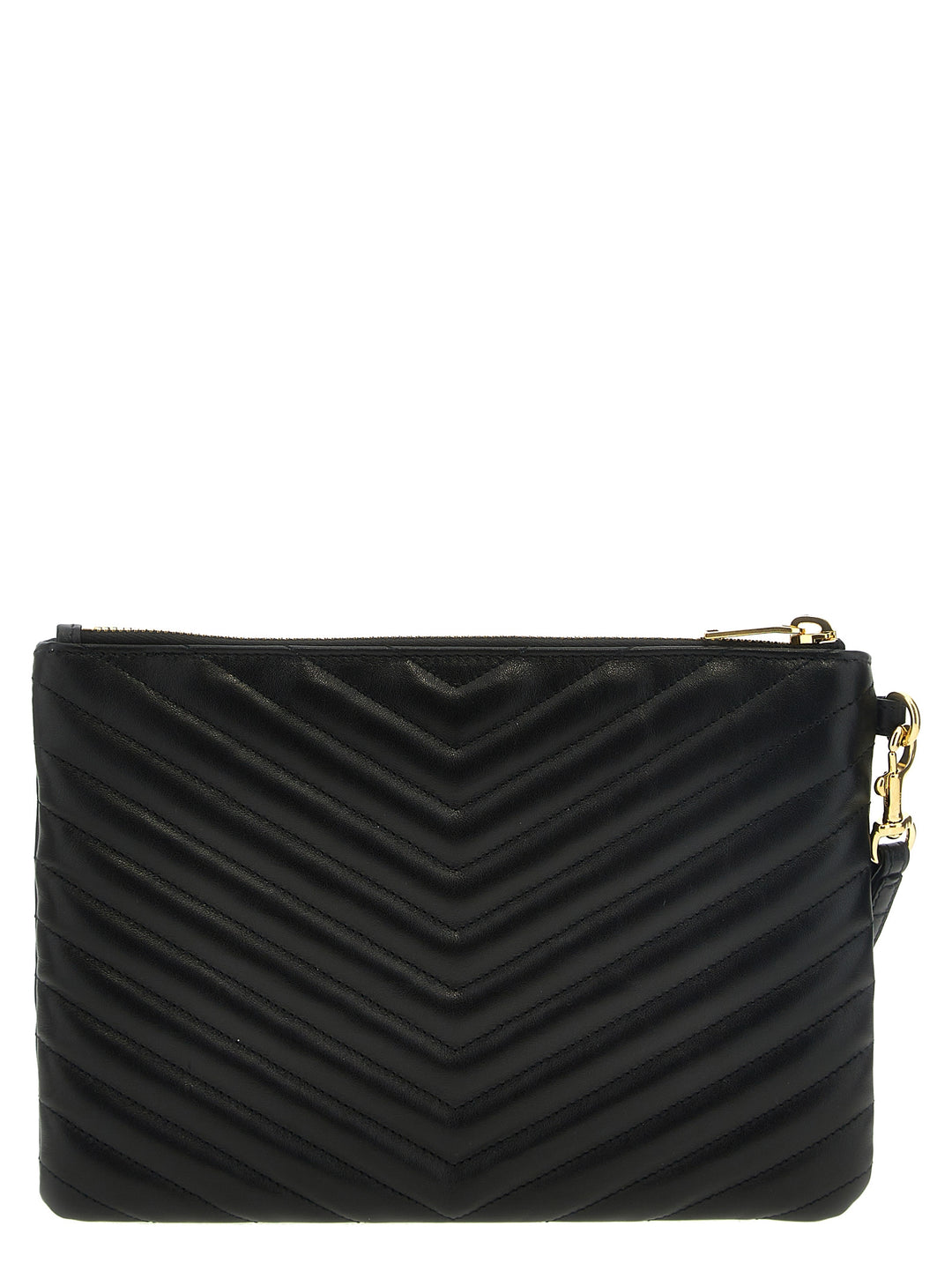 Saint Laurent Cassandre Clutch - Black | 43414418c63d82c7fe907d9b197639ebd7faca0f