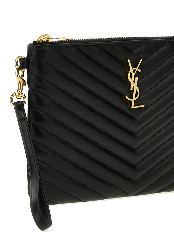 Saint Laurent Cassandre Clutch - Black | cd431ae641660bcc81ffe50b03bd55489c8fad48
