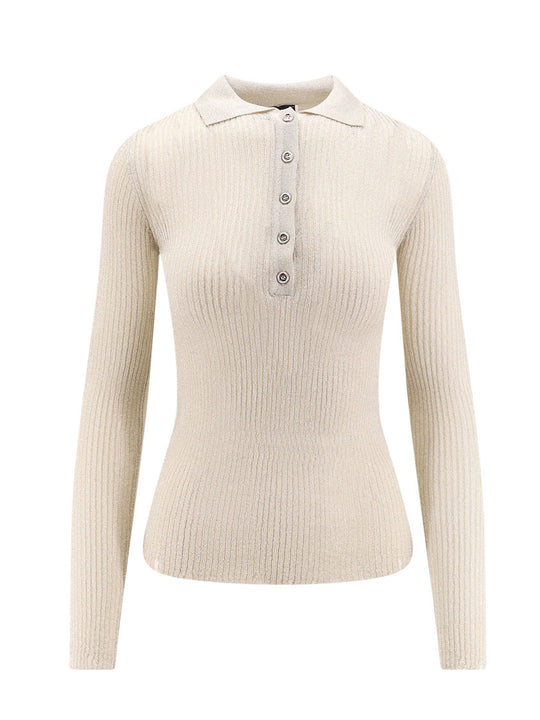 Lurex Polo Shirt