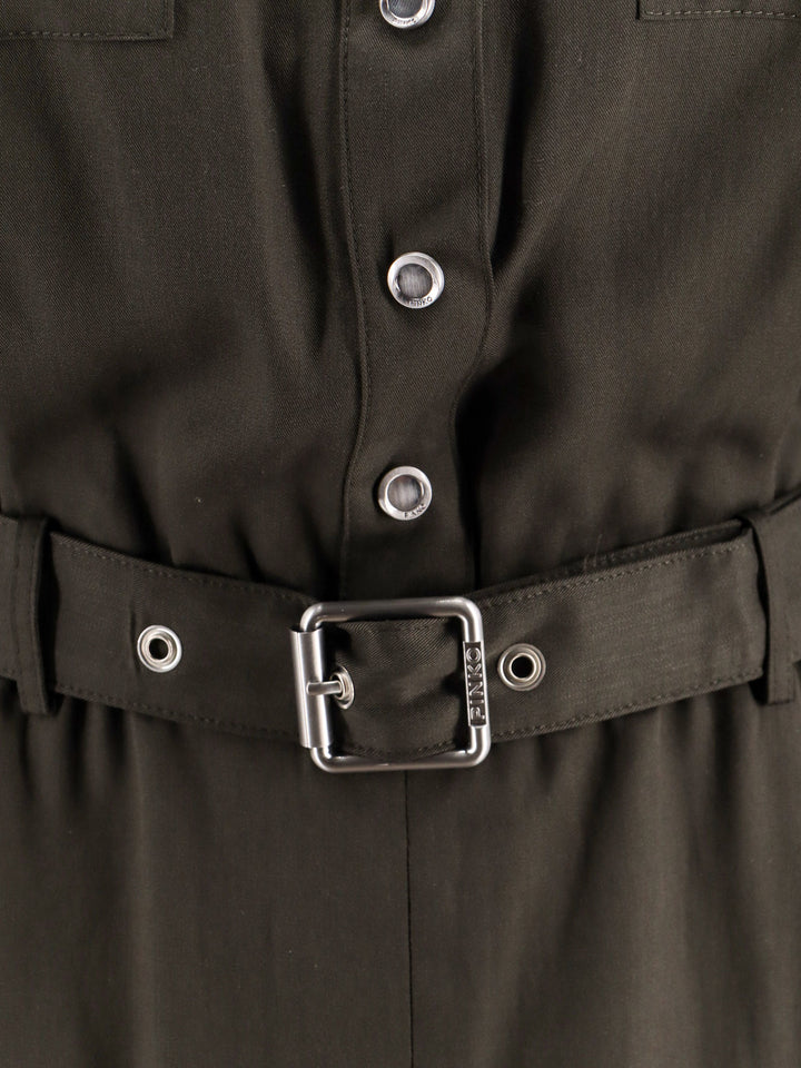 Pinko Dresses - Blue and green | b9a4ec6f22b98408c0f26b13682b85d52990279f