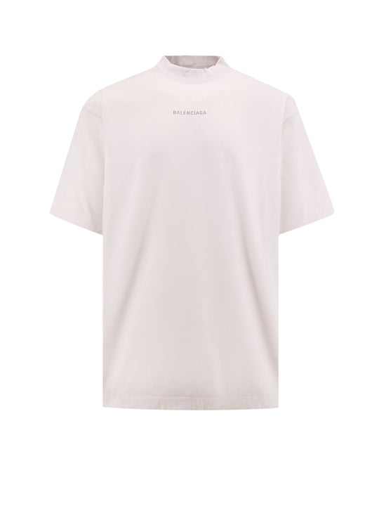 Cotton T-Shirt With Printed Logo