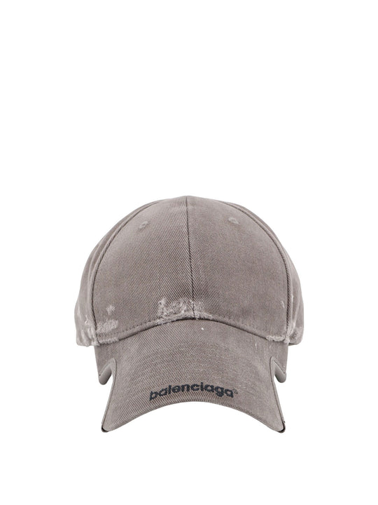 Cotton Hat With Frontal Logo