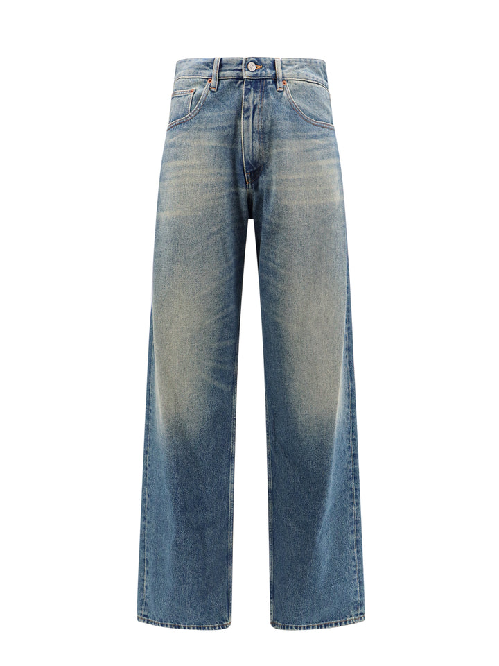 Mm6 Maison Margiela Jeans - Blue and green | 1d2c09815ba38a1d2b1dd0363867f01c8db2a98f