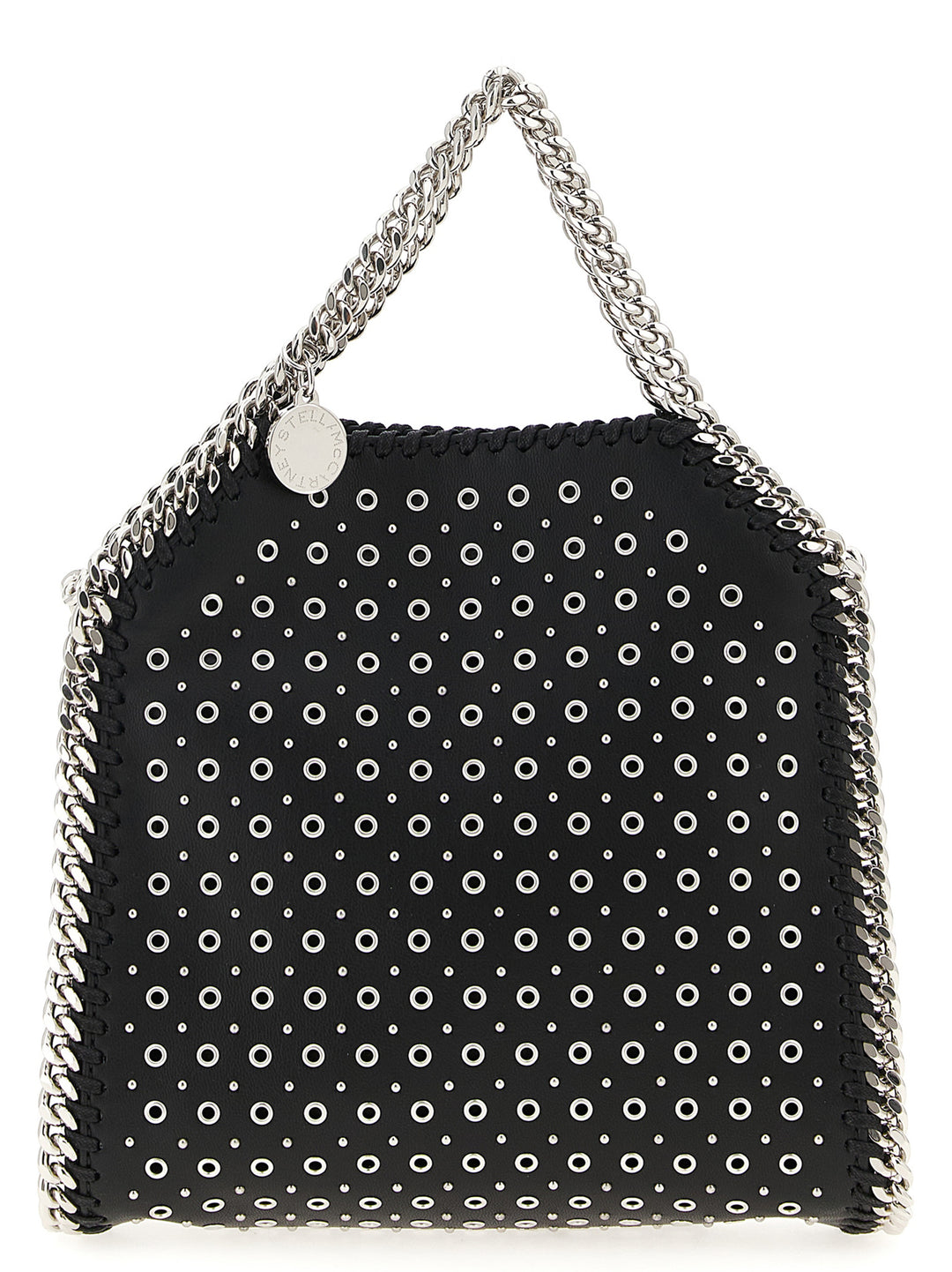Stella Mccartney Tiny Falabella Hand Bags - Black | 74640f8cb6656505d7e6fbfac454e28532dbb0ed