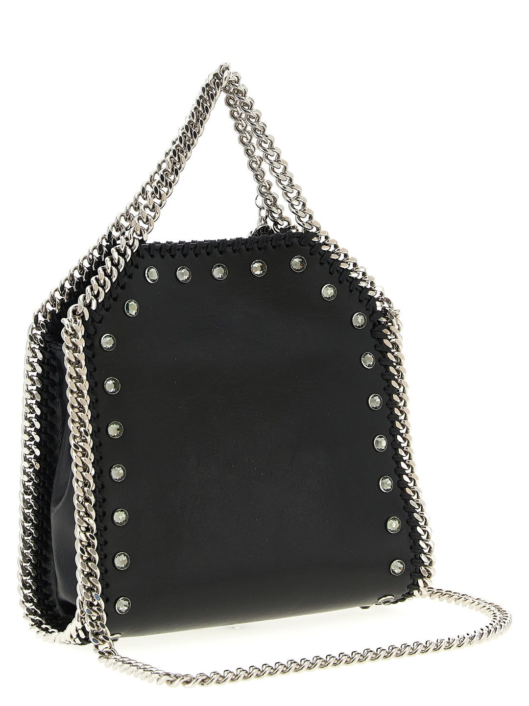Stella Mccartney Tiny Falabella Hand Bags - Black | dfca14345df837ff4bb0cad4b5a23c0ca9498d71