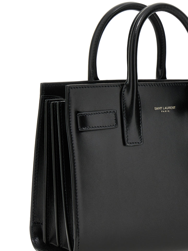 Saint Laurent Sac De Jour Hand Bags - Black | 4e5534616587a482a5bb73b1511e0a7e339e995b