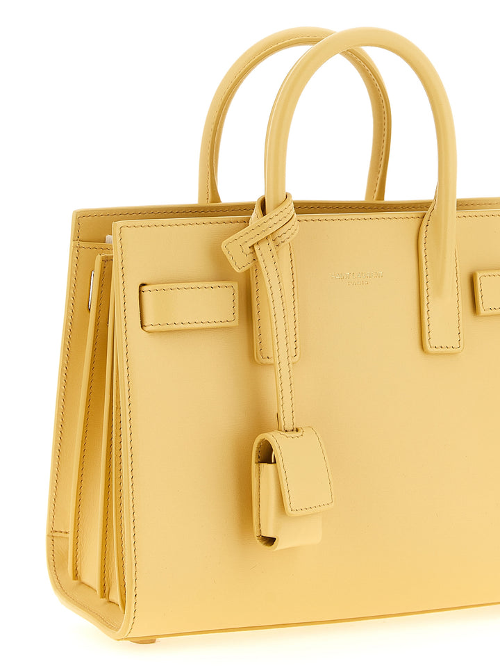 Saint Laurent Sac De Jour Hand Bags - Yellow | d457a9999ba0ab19f10a93fc30f92f5f4de30039
