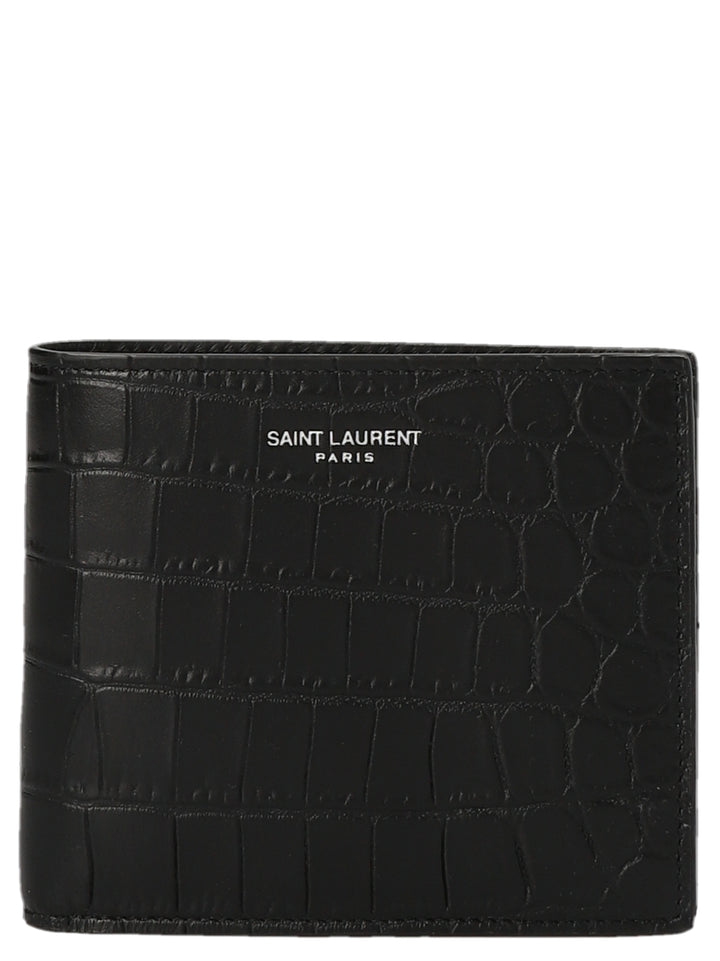 Saint Laurent Saint Laurent Paris East/West Wallets and Card Holders - Black | fc77a27806c33439a874f838434ad189ae9887a3
