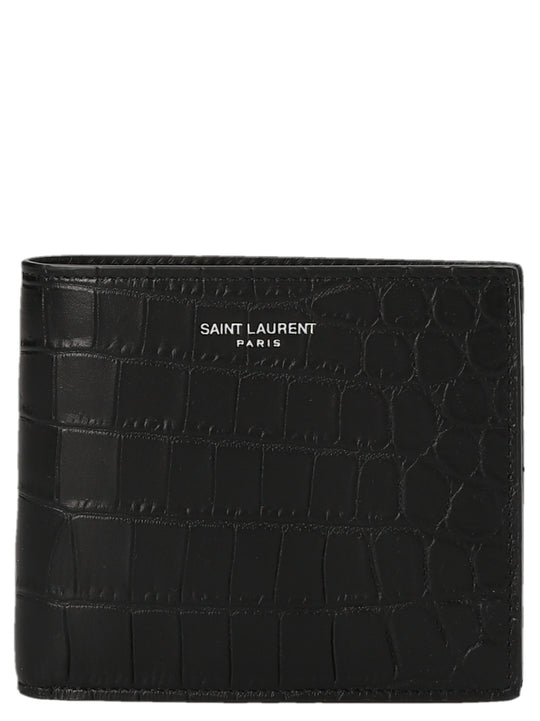 Saint Laurent Paris East/West Wallets And Card Holders Black