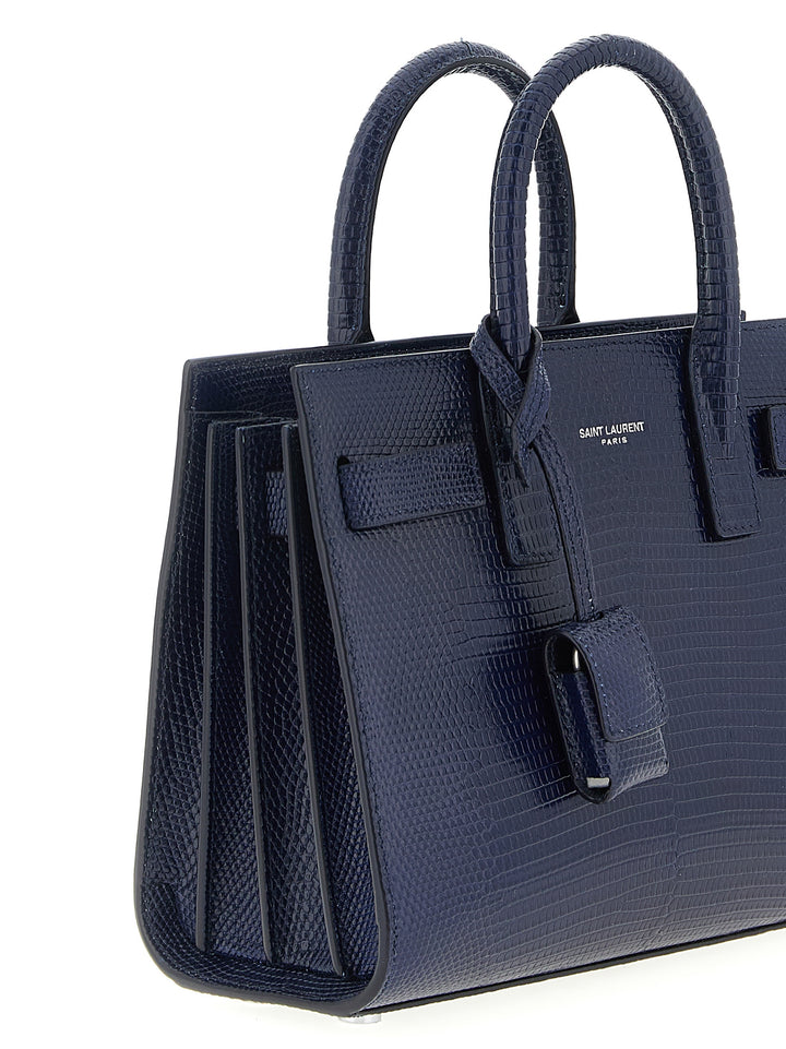 Saint Laurent Sac De Jour Hand Bags - Blue | 12fae33923b33e8ea11b673ffedfa4e30fca6bb2