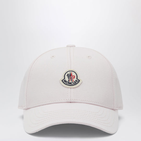 Pink Baseball Cap With Logo Patch