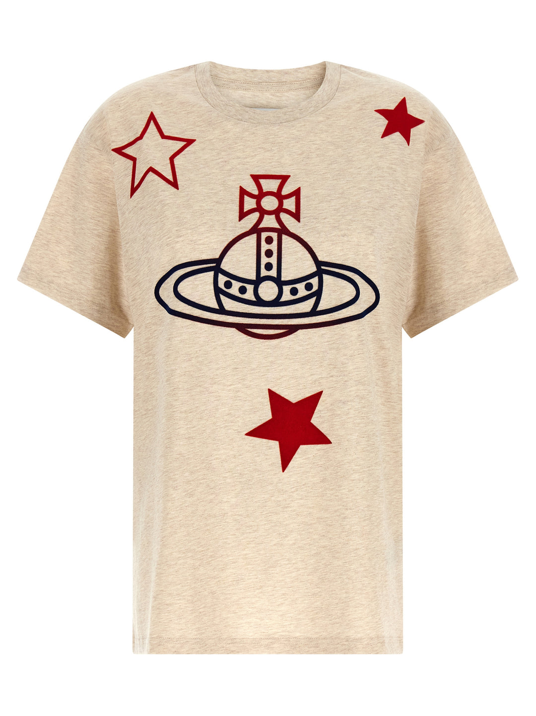 Vivienne Westwood Orb And Stars Classic T-shirt - Beige | 07f36d0ed3f188a5a1385d7c9291382842d04b87