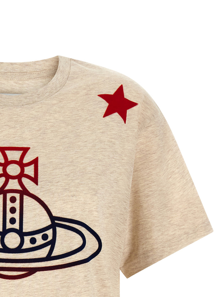 Vivienne Westwood Orb And Stars Classic T-shirt - Beige | 15299fd1bd0a89598620f5f4e9b8b0ec6ceab035