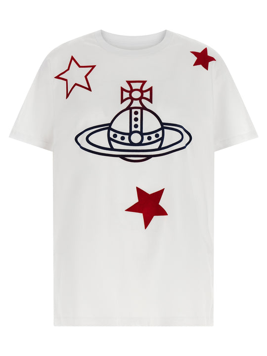 Orb And Stars Classic T-Shirt White
