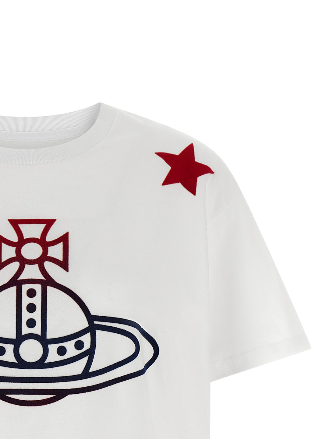 Vivienne Westwood Orb And Stars Classic T-shirt - White | bea644be363bac699b3435e65dc26da9764273ae