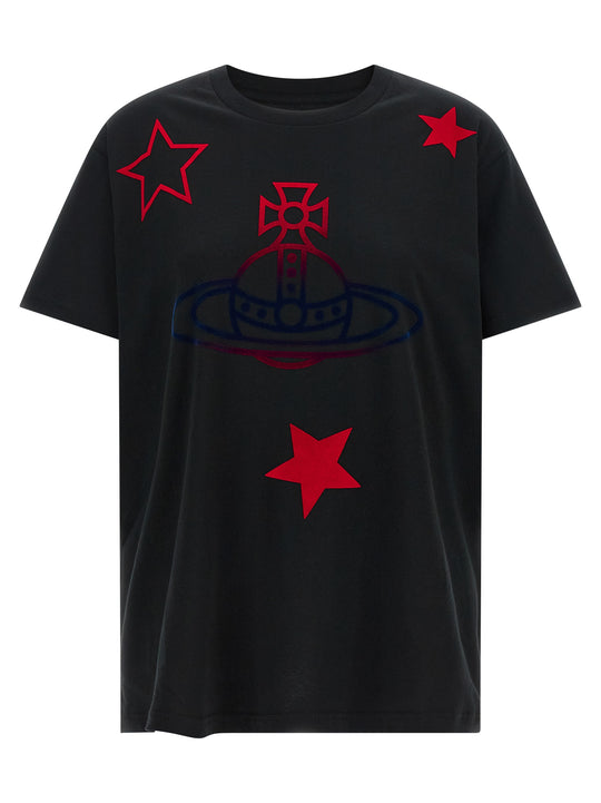 Orb And Stars Classic T-Shirt Black
