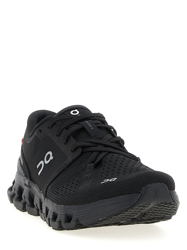 On Cloud X 4 Sneakers - Black | d1672ae9fd8652777561b0a5fa254fdbf6cc7306