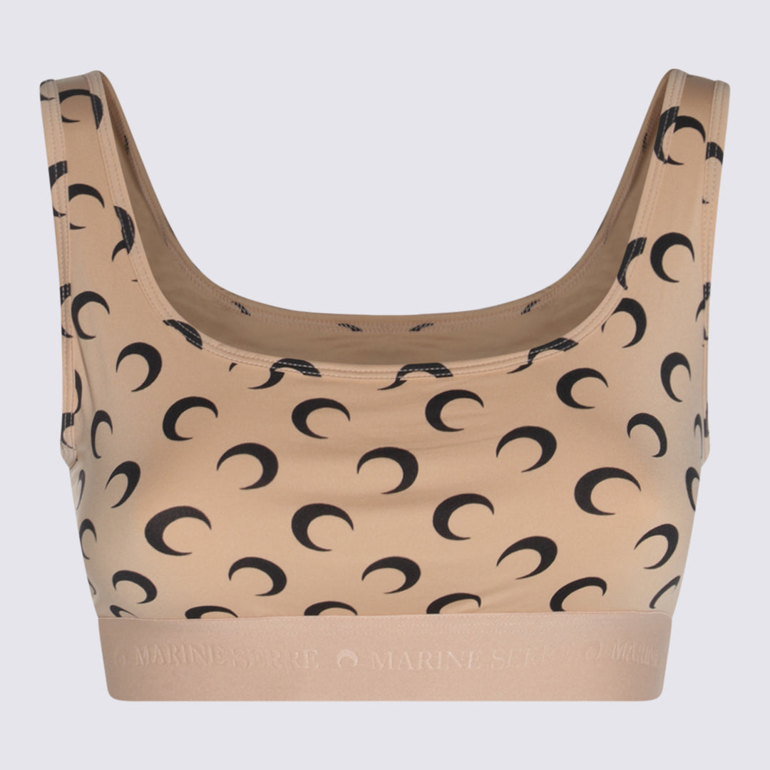 Marine Serre Top - Brown | 025b3ac221b0092e94701e362b1d739828f61d40