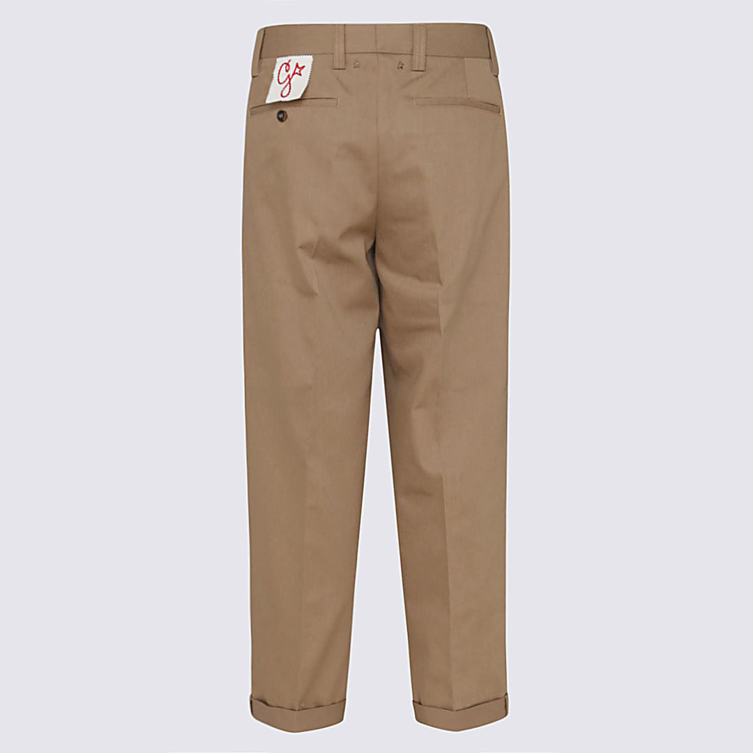 Golden Goose Trousers - KHAKI BEIGE | 9913044b8d5330d23330ec434c6107413c4dbc90