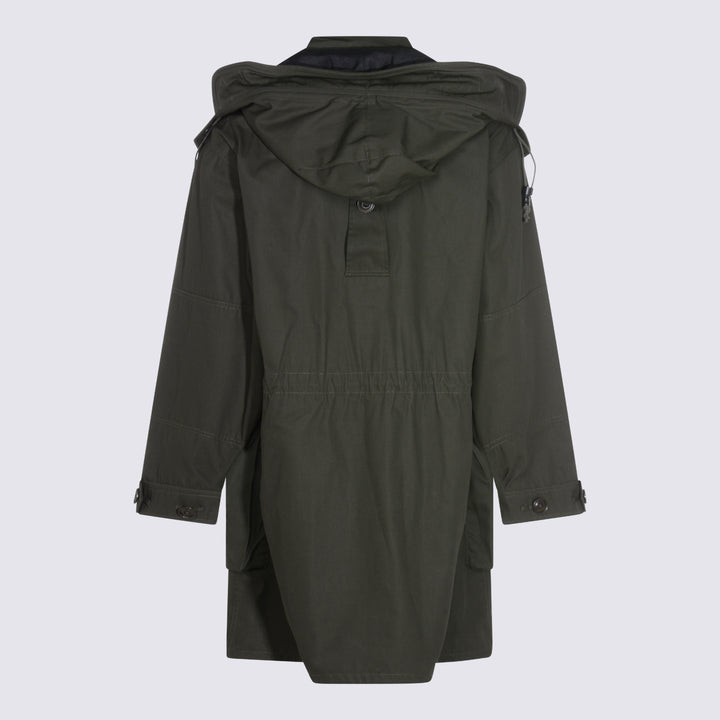 Maison Margiela Coats - Blue and green | 97a22f363f73788b4f71f5ae44e58f45bbf8cab8
