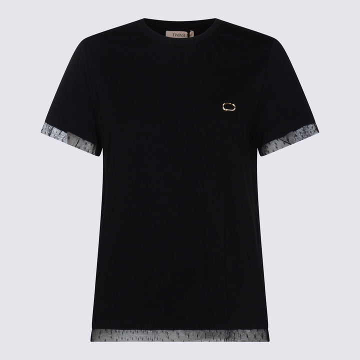 Twin-Set T-shirts and Polos - Blacks and greys | b608bc3bc6ad747d9fde81e37bdadc08796ebe86