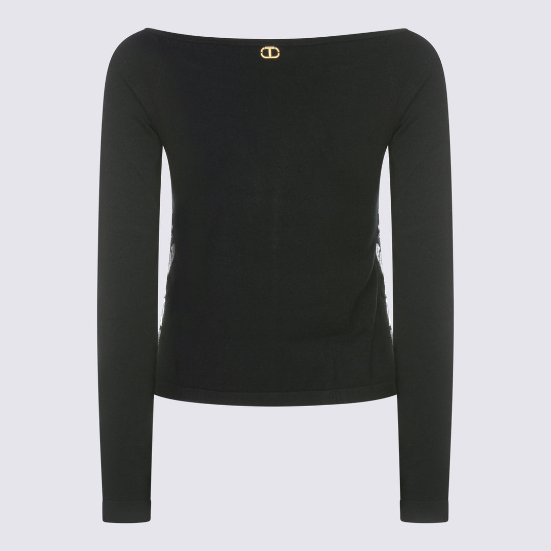 Twin-Set Top - Blacks and greys | 4d6b4943c72b85a07e74cb7b8a1e27ecb0f77d32