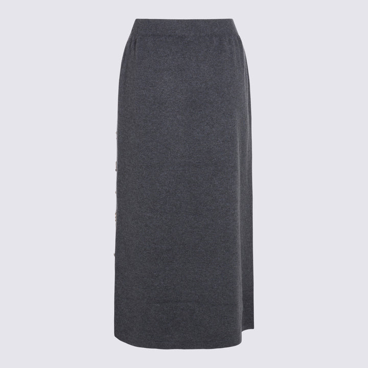 Fabiana Filippi Skirts - DENIM GRIGIO | 44b582300fb9cffecad98e0e76ccfc4ae344de50