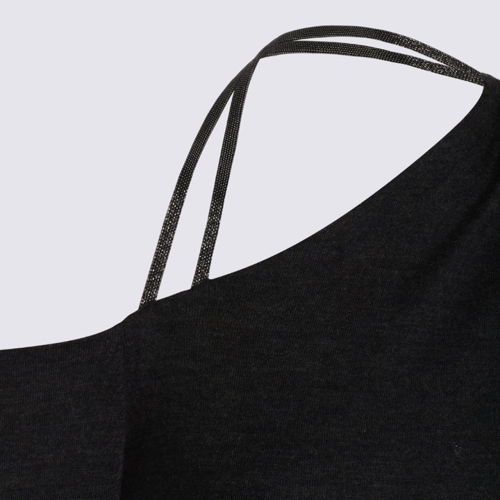 Brunello Cucinelli Sweaters - Blacks and greys | 608c2b87857409bd52fda96ba3426b572dcfd6f0