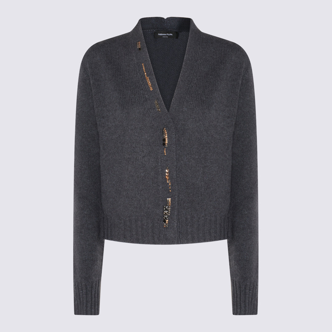 Fabiana Filippi Sweaters - DENIM GRIGIO | 697080f7ab8516b0f8f4021a358755b479f69ebd