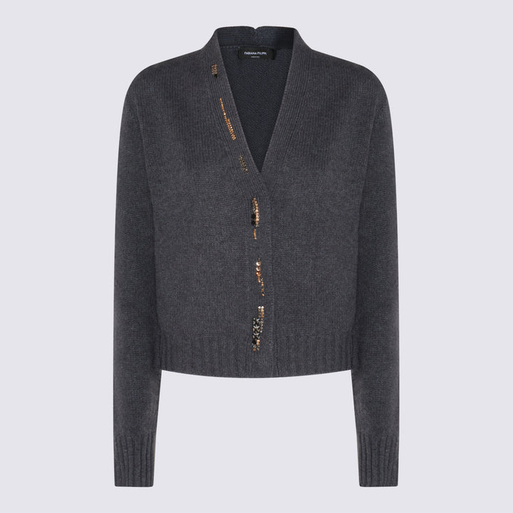 Fabiana Filippi Sweaters - DENIM GRIGIO | 697080f7ab8516b0f8f4021a358755b479f69ebd