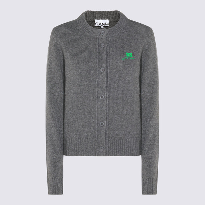 Ganni Sweaters - CHARCOAL GREY | f9ad35501eb6cc4528e1d5e95b0187345050fd44