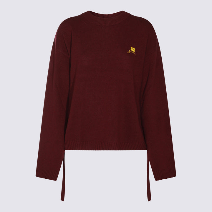 Ganni Sweaters - Blue and green | df97eb8deb28b1cb8489d71389863122560aa2ec