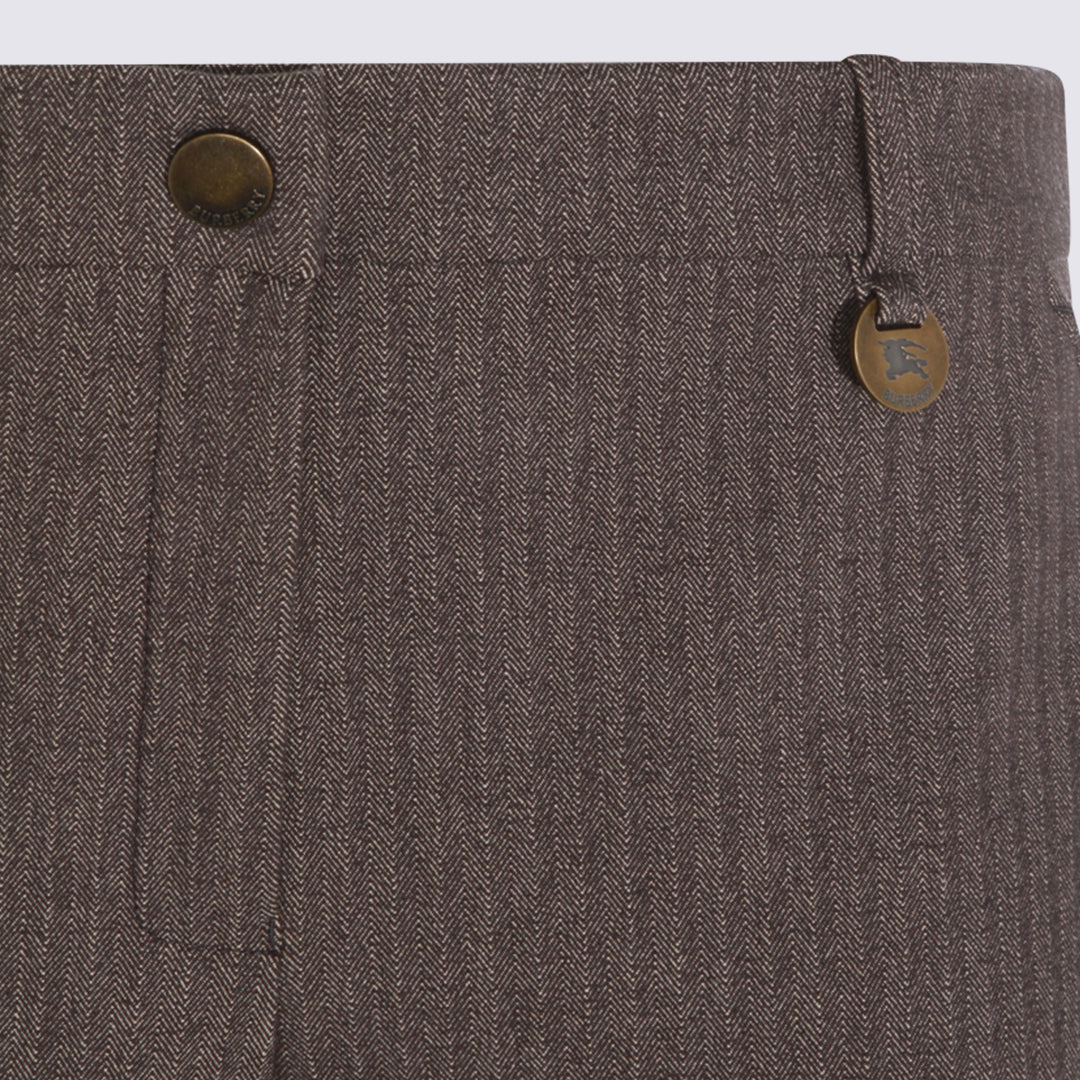 Burberry Trousers - WALNUT BEIGE | eaf89aea9ea3ce1e982e0fdebf806801a429b6d8